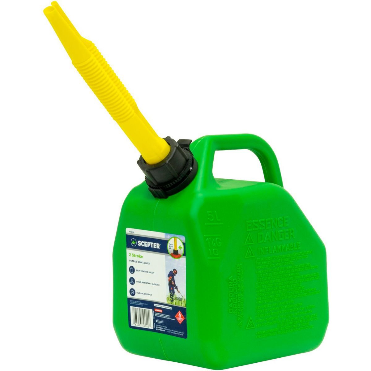Scepter 5 Litre Green Fuel Can
